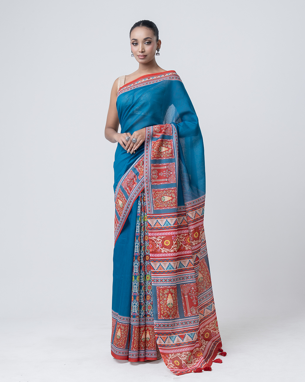 সেমি মসলিন শাড়ি – SS14